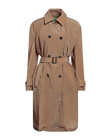 EMPORIO ARMANI Double breasted pea coat Light brown 100% Polyamide