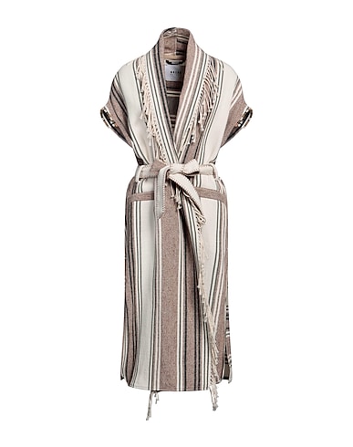 BAZAR DELUXE Full-length jacket 54% Cotton, 16% Polyester, 15% Polyamide, 15% Silk