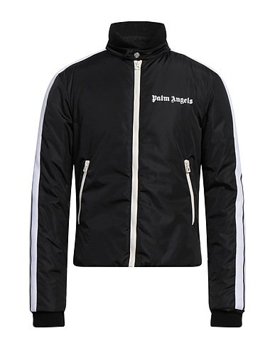 PALM ANGELS Jacket Black 100% Polyamide, Cotton, Elastane