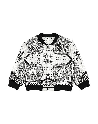 DOLCE&GABBANA Bomber White 100% Cotton, Elastane