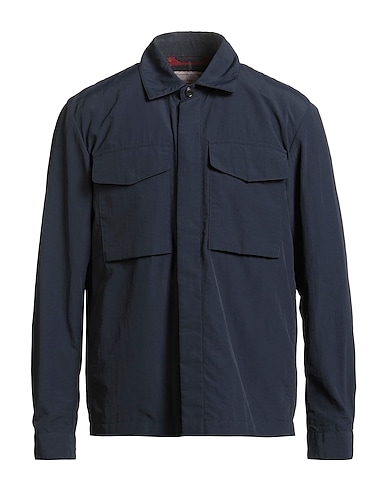 BARACUTA Jacket Midnight blue 50% Cotton, 50% Polyester