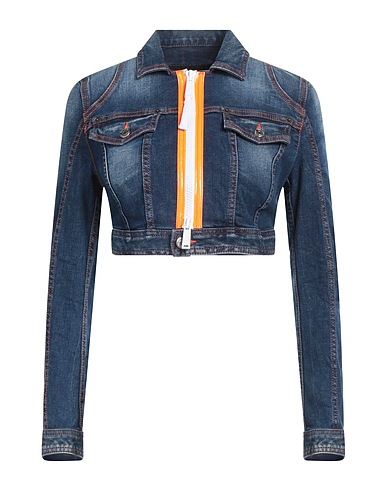 DSQUARED2 Denim jacket Blue 98% Cotton, 2% Elastane