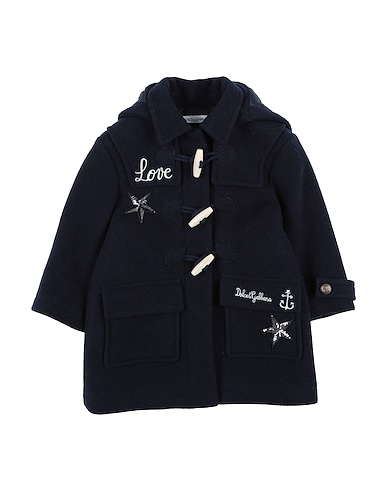 DOLCE&GABBANA Cappotto Blu notte 65% Lana, 30% Poliestere, 5% Altre Fibre