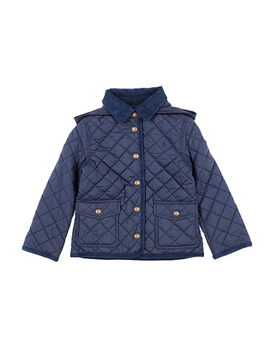 POLO RALPH LAUREN Shell jacket Quilted Water-Repellent Barn Jacket Navy blue 100% Recycled polyester