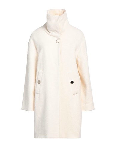 LIU •JO Coat Off white 70% Wool, 15% Polyester, 10% Polyamide, 5% Other Fibres