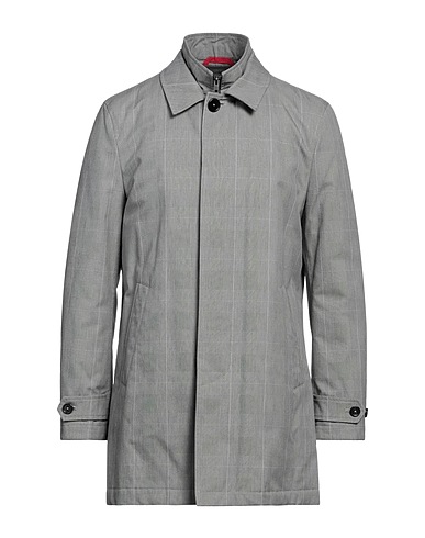 FAY Coat Grey 62% Cotton, 38% Polyamide