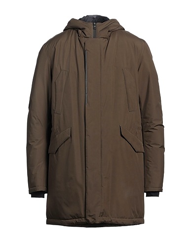 HERNO Piumino LAMINAR Verde scuro 100% Poliestere, Poliammide, Elastan