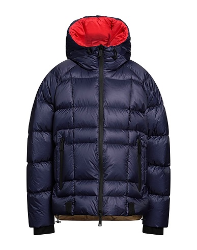 DSQUARED2 Shell jacket Navy blue 100% Polyamide, Wool, Elastane
