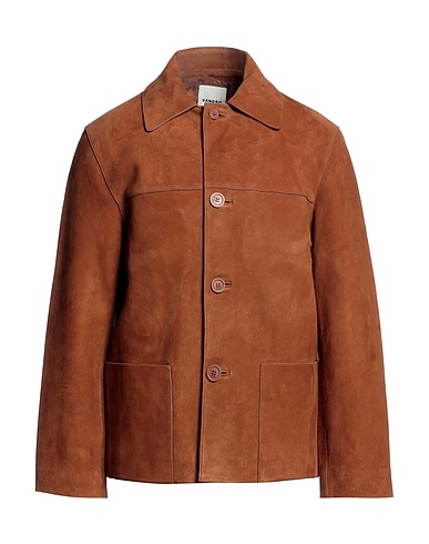 SANDRO Blazer Brown Goat skin