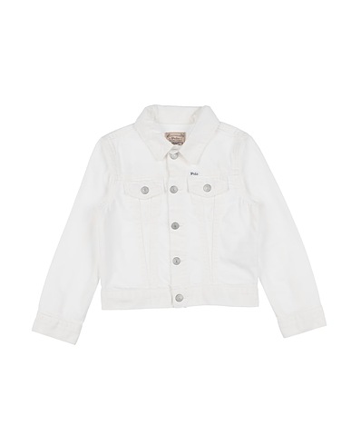 POLO RALPH LAUREN Denim jacket White 100% Cotton