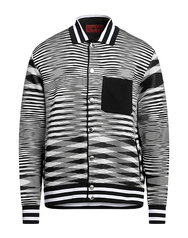 MISSONI Bomber Black 50% Viscose, 20% Cotton, 15% Polyamide, 8% Polyester, 7% Polyurethane