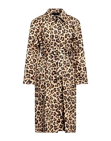 SANDRO Full-length jacket Beige 100% Cotton