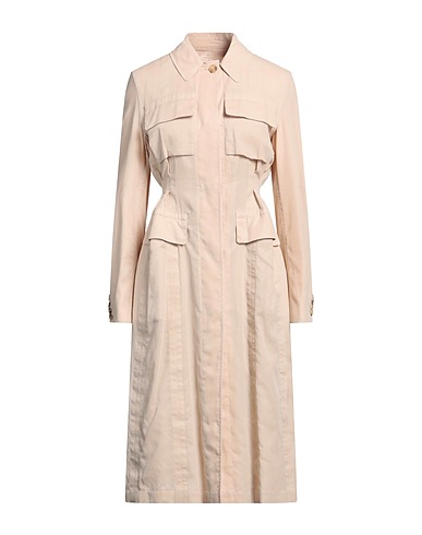 GOLDEN GOOSE Full-length jacket Beige 100% Cotton