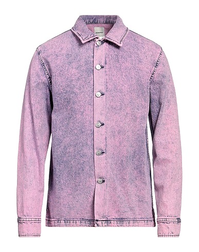 SANDRO Denim jacket Pink 100% Cotton