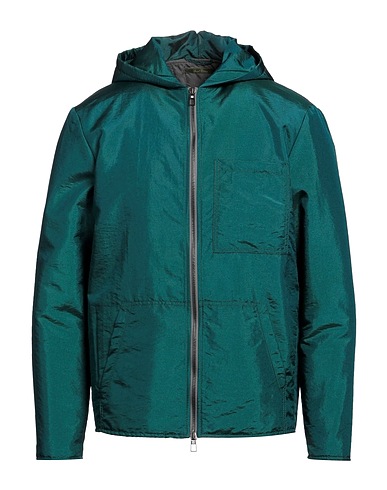 LARDINI Jacket Deep teal 55% Polyamide, 45% Polyester, Nylon