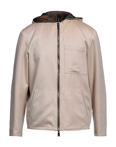 LARDINI Jacket Beige Cashmere, Wool, Silk