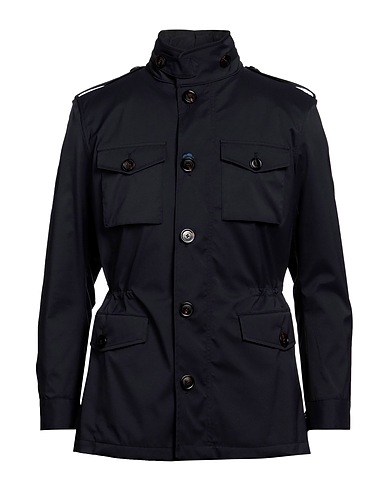 LARDINI Jacket Midnight blue 88% Polyamide, 12% Polyester