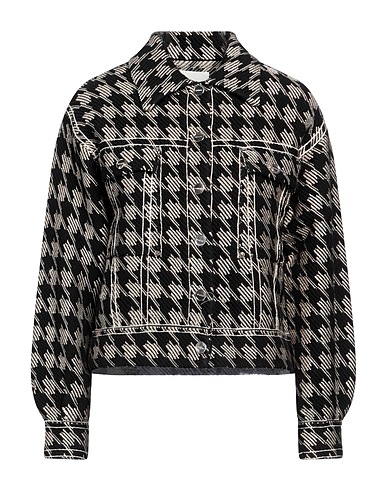 SANDRO ブルゾン ブラック コットン 81% / レーヨン 19% / ポリエステル