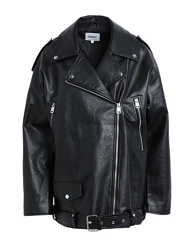 ONLY Bikerjacke NERO 88% Polyester, 9% Baumwolle, 3% Viskose, Polyurethan Beschichtet