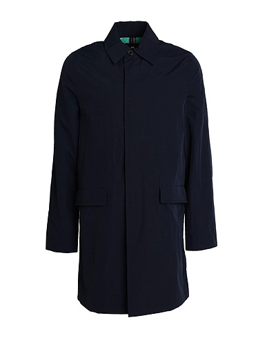PS PAUL SMITH Lange Jacke Nachtblau 100% Recyceltes nylon