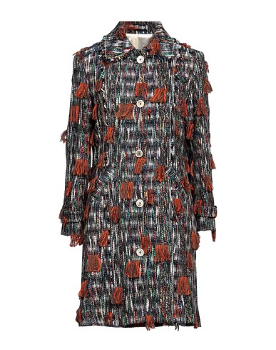 GOLDEN GOOSE Coat Midnight blue 68% Acrylic, 25% Cotton, 4% Acetate, 3% Polyester