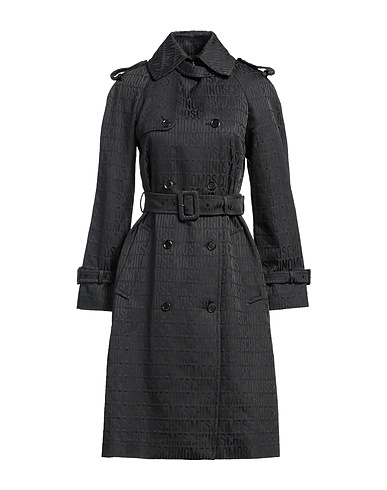 MOSCHINO Cabanjacke & Zweireiher Schwarz 59% Polyester, 41% Baumwolle