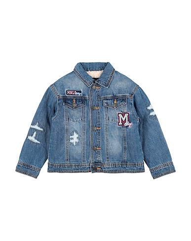 MONNALISA Jeansjacke Blau 100% Baumwolle