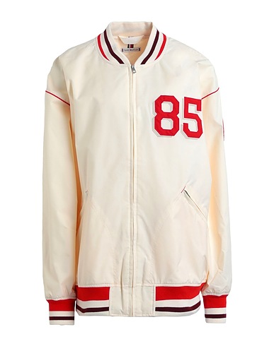 TOMMY HILFIGER Bomber Cream 100% Polyamide