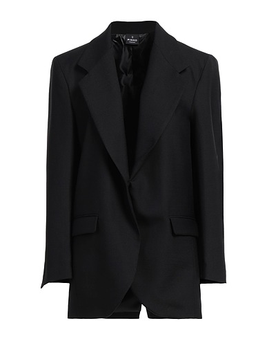 PINKO UNIQUENESS Blazer Black 53% Polyester, 43% Virgin Wool, 4% Elastane