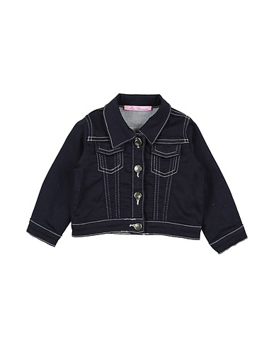 MISS BLUMARINE Jeansjacke Blau 99% Baumwolle, 1% Elastan