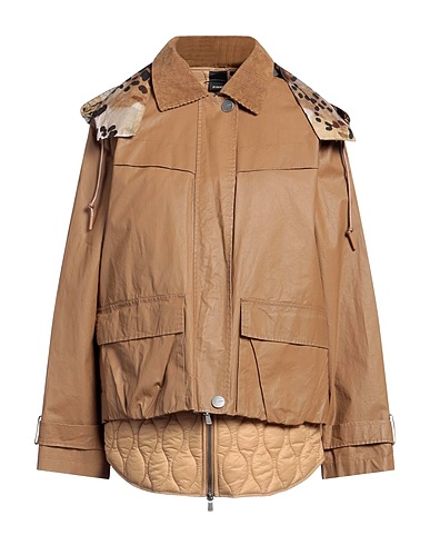 PINKO Jacket Camel 100% Cotton, Polyamide