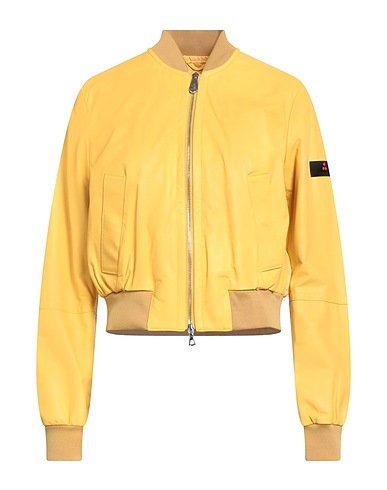 PEUTEREY Bomber Yellow 100% Leather