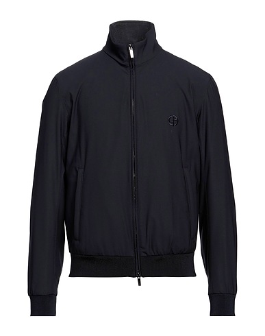 GIORGIO ARMANI Jacket Midnight blue 49% Virgin Wool, 44% Polyamide, 7% Elastane, Viscose