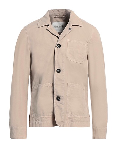 OFFICINA 36 Jacket Beige 98% Cotton, 2% Recycled cotton