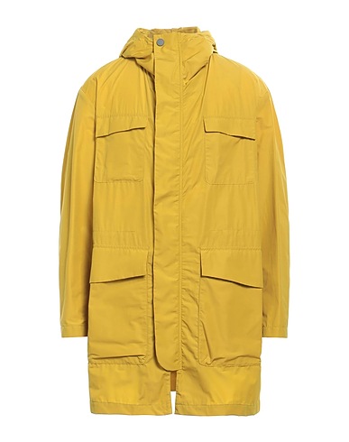 HEVÒ Full-length jacket Mustard 60% Polyester, 40% Cotton