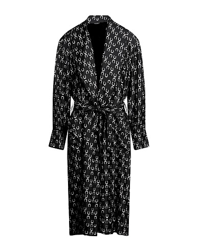 DOLCE&GABBANA Full-length jacket Black 100% Silk
