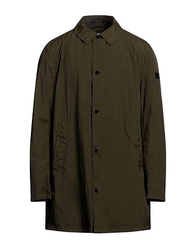 UP TO BE Full-length jacket Military green 100% Nylon