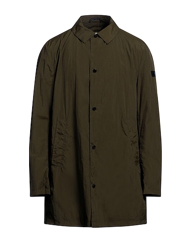 UP TO BE Full-length jacket VERDE MILITARE 100% Nylon