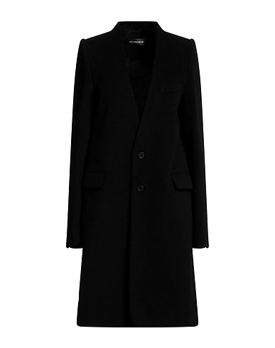 ANN DEMEULEMEESTER Coat Black 95% Wool, 5% Cashmere