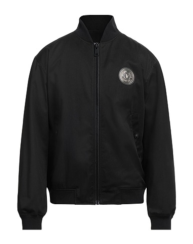 VERSACE JEANS COUTURE Bomber Nero 65% Poliestere, 35% Cotone