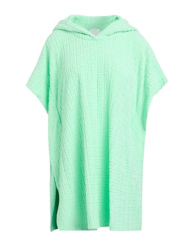 GIVENCHY Hooded track jacket  Light green 87% Cotton, 13% Polyamide