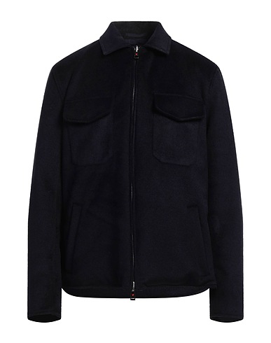 KIRED Jacket Midnight blue 52% Polyester, 44% Acrylic, 4% Wool