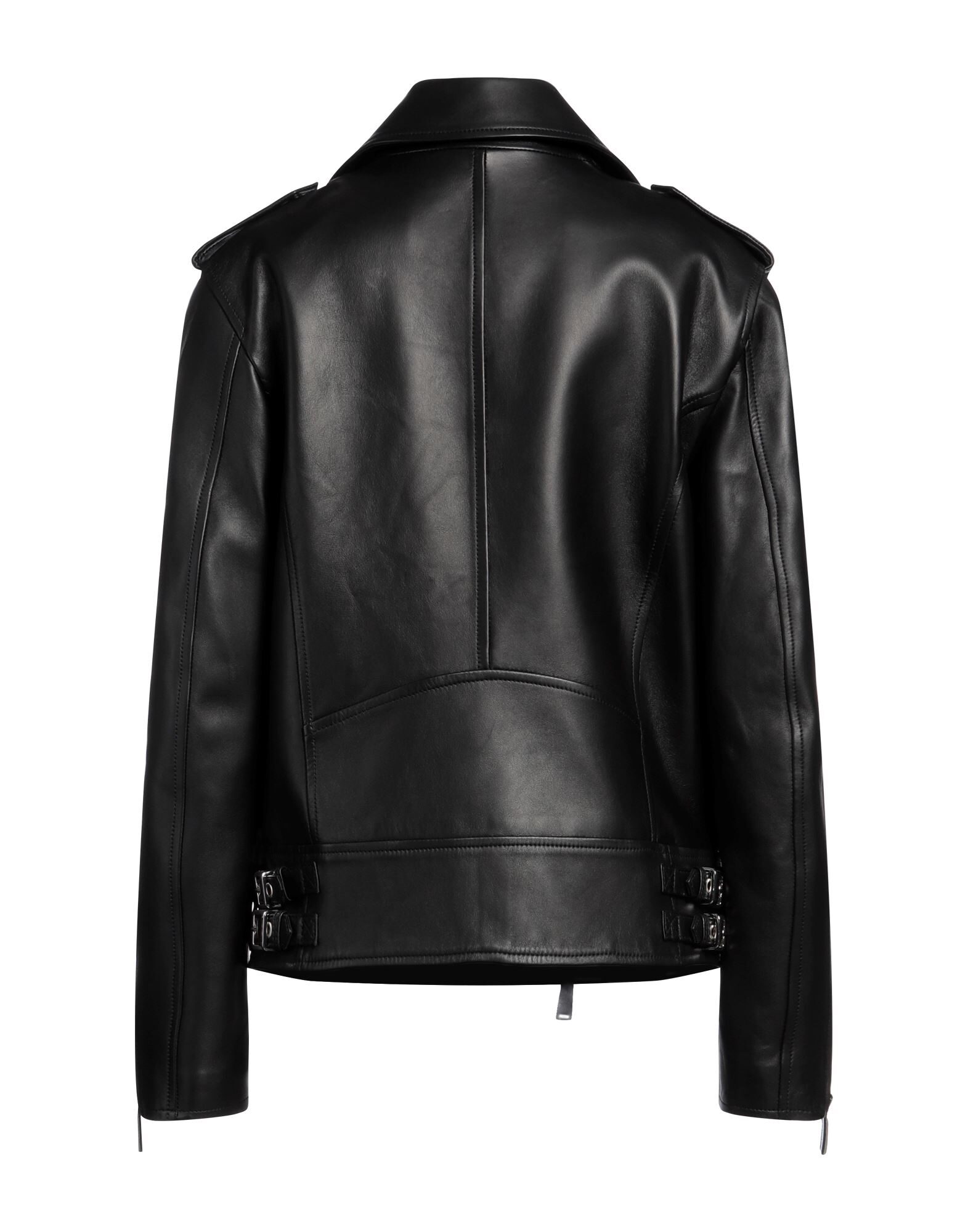 DSQUARED2 Coats & Jackets | Black Women's Biker Jacket | YOOX