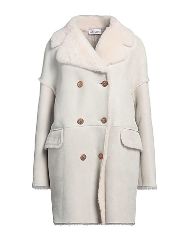 REDValentino Kunstpelz Hellgrau 100% Lamm-Shearling