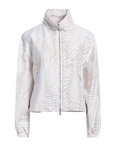 MOORER Giubbotto Bianco 58% Cotone, 26% Poliestere, 12% Poliammide, 4% Altre Fibre