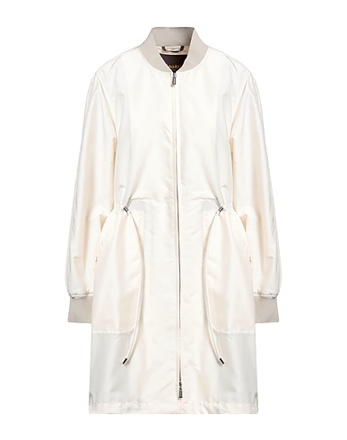 MOORER Full-length jacket Ivory 100% Polyester