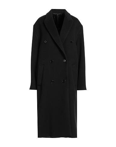 ISABEL MARANT Coat Black 83% Virgin Wool, 15% Cashmere, 2% Polyamide