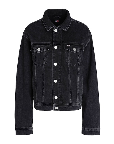 TOMMY JEANS Denim outerwear 99% Cotton, 1% Elastane
