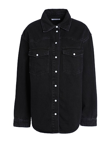 EDITED Denim shirt Jesse Shirt 
 Black 61% Organic cotton, 39% Cotton