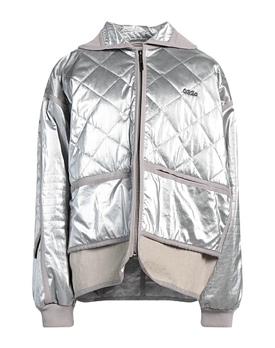 032C Shell jacket Silver 75% Linen, 25% Polyurethane, Cotton, Polyester